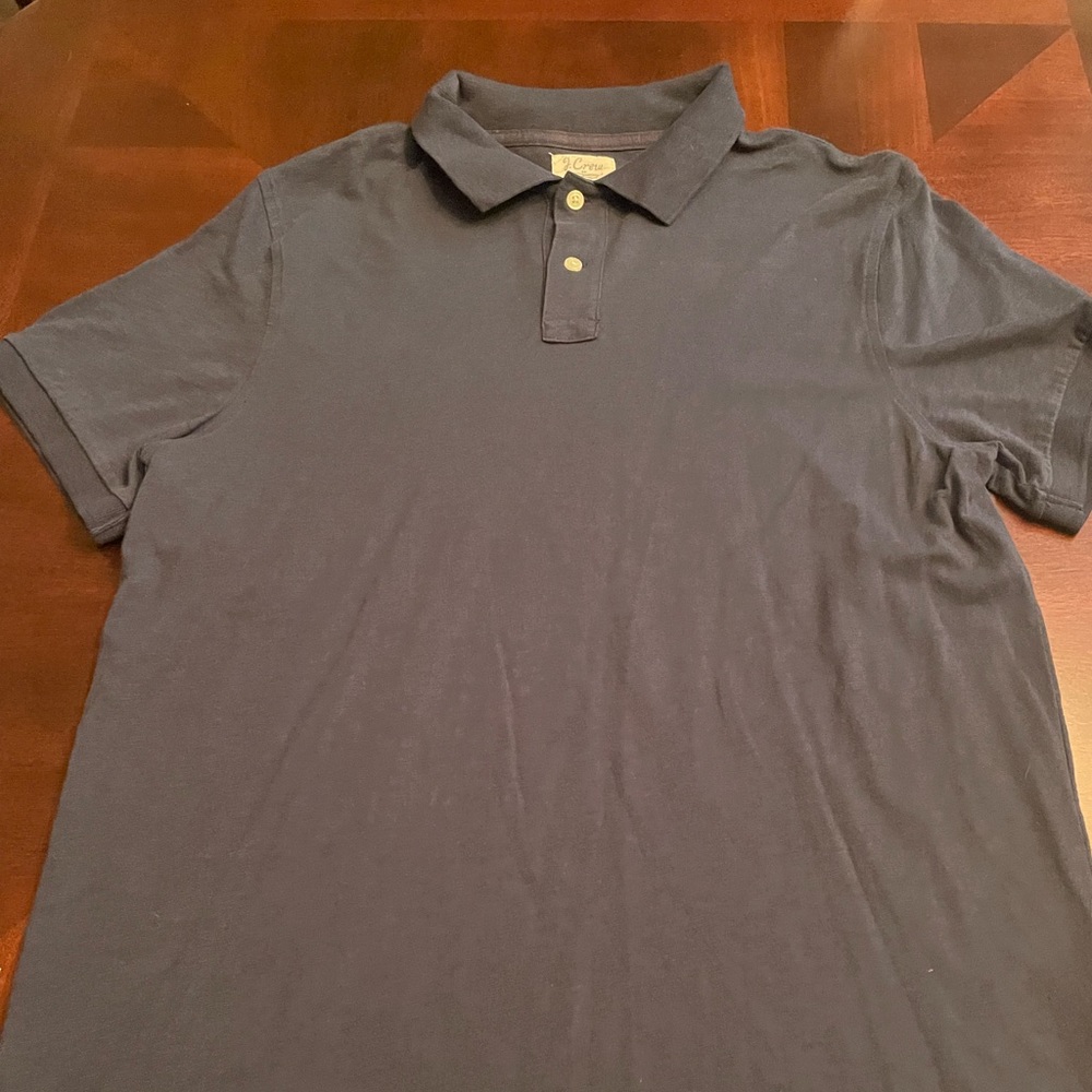 JCrew SS polo -mens - Sz L - blue